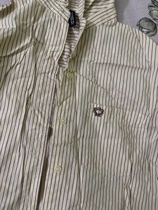 H&amp;M Oversized Cotton Striped Shirt