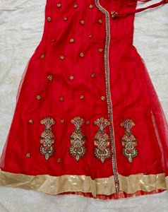 Dreamy Red Kurti With Dupatta