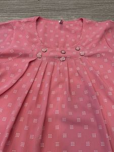 Chic Striped &amp; Pink Tops Set