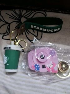 Starbucks &amp; My Melody Keychains
