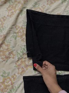 charcoal black jeans