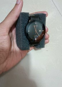 Men Watch - Black Stainless Steel