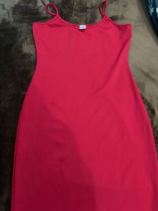 Red Bodycon Maxi Dress
