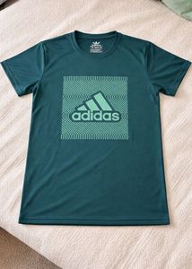 Adidas Teal Graphic T-Shirt