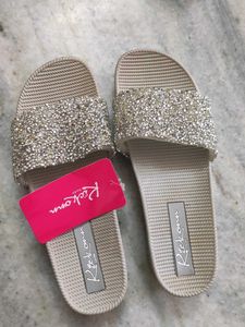 Sparkly Slide Sandals