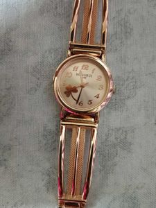Rose Gold Wrist Watch