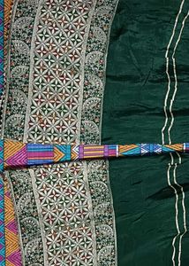 Emerald Green Embroidered Kurti