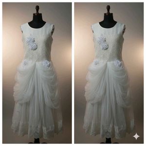 Elegant White Bridal Lehenga