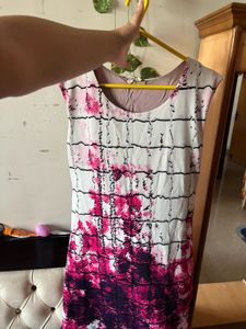 Stylish Printed Sleeveless Dress
