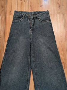 Wide Leg Denim Jeans