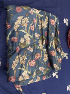 🌸 Elegant Floral Printed Anarkali Long Kurti / Go