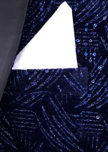 Boys Blue Sequin Blazer