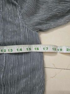 Sparkling Silver Party Top