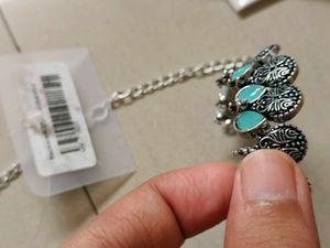 Oxidised Silver Necklace and Earring Set
