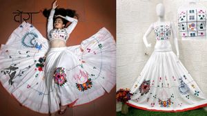 White Butter Silk Lehanga Choli