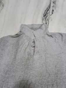 Classic Grey Polo T-Shirt