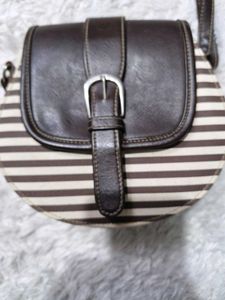 Chic Striped Crossbody Bag