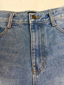 Distressed Denim Shorts