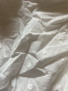 White Cropped Button-Up Shirt