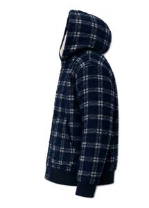 Men's Plaid Sherpa Lined Hoodie
