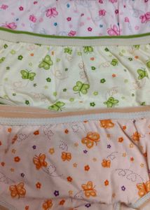 Cute Butterfly Print Panties (Set of 3)
