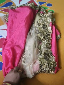 Elegant net saree Material