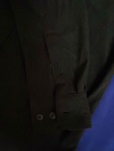 Men’s Classic Black Button-Down Shirt
