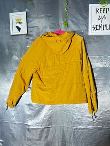 ZARA Mustard Yellow Hooded Jacket