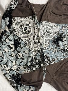 Boho Patchwork half Sleeve Tunic Top