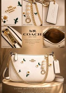 COACH NOLITA DAISY APPLIQUE BAG,  WD BOX
