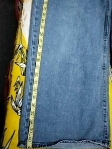 Wide Leg Denim Jeans