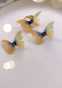 New Combo Of Butterfly Earrings And Ring