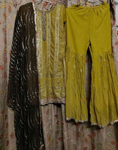 Elegant Kurta Garara Set