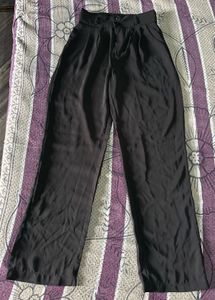 Black Wide Leg Trousers