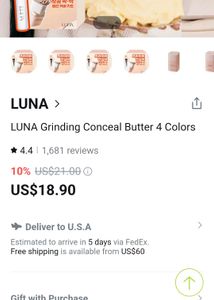 Luna Conceal Butter - shade 01