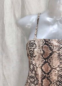 Snake Print One-Piece Swimsuit