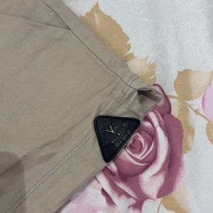 Yi-Laili beige mini shorts