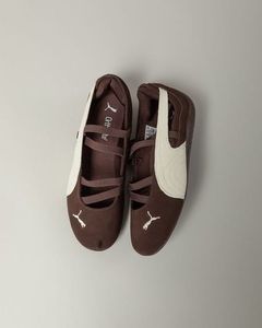 Puma Brown Ballet Shoes