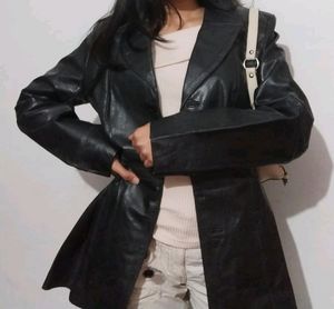 Black Leather Coat/Jacket