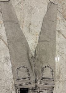 grey jeans