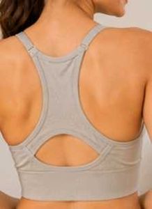 Imported Seamless Ribbed Sports Bra