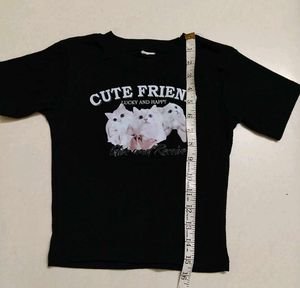 Cute Cat Graphic T-Shirt