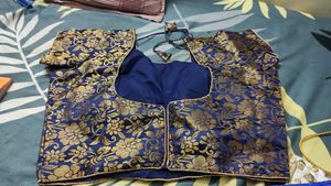 Elegant Floral Brocade Blouse