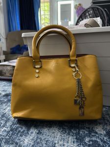Aldo Yellow Satchel