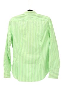 Ralph Lauren Striped Polo Green Casual Shirt