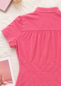 Chic Pink Button-Up Top🌸