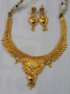 1Gm Gold Plate Necklace Set