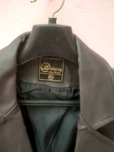 Stylish Brown faux Leather Jacket