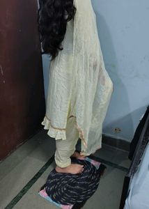 Elegant Yellow Kurta Set with Dupatta