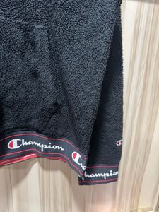 Champion Black Quarter Zip Sherpa Hoodie